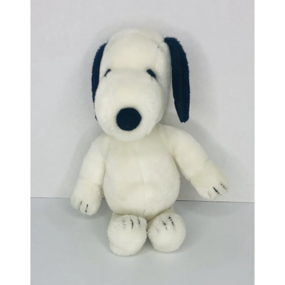 Vintage 1968 Snoopy Peanuts Plush Stuffed Animal by United Feature Syndicate